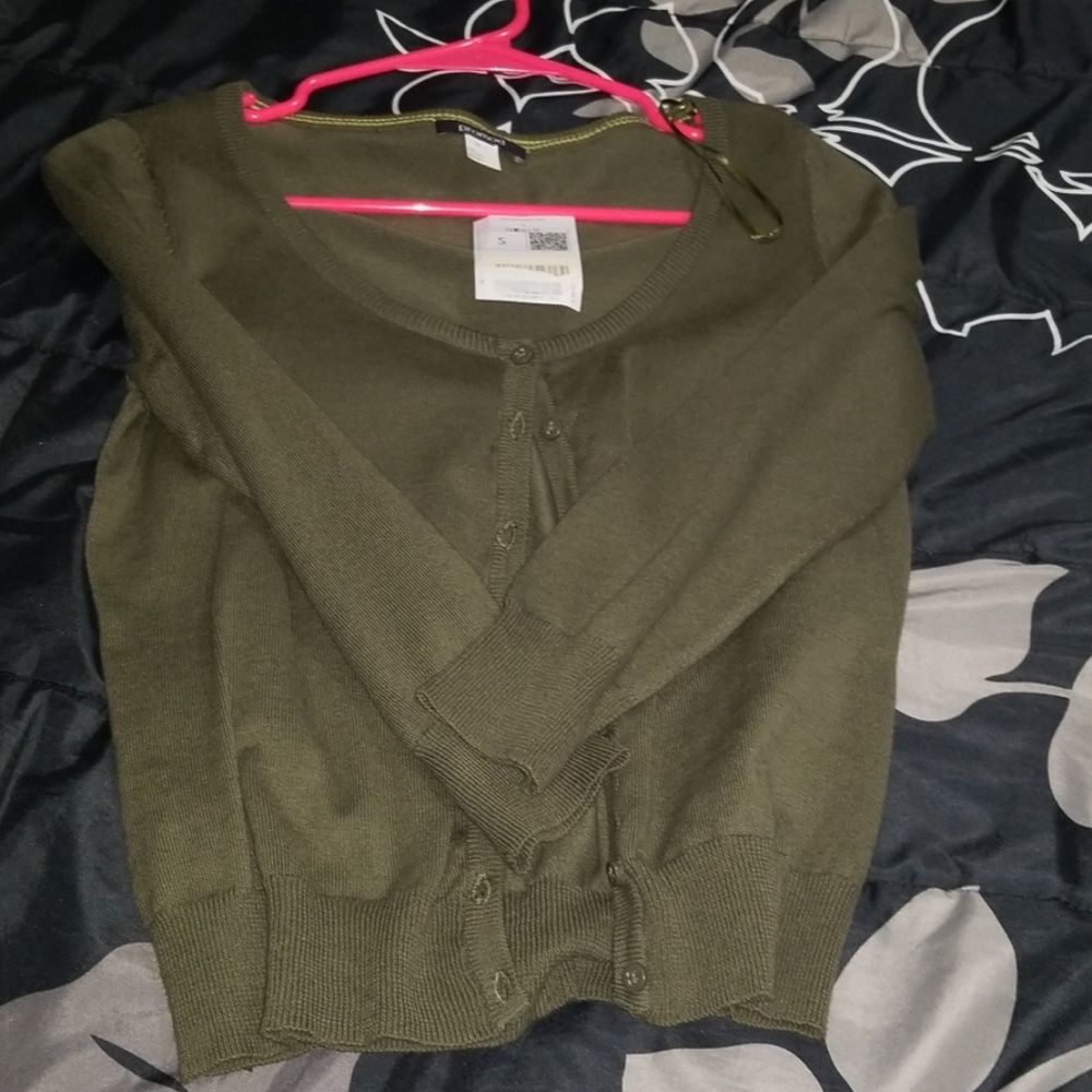 Promod Olive Green Cardigan